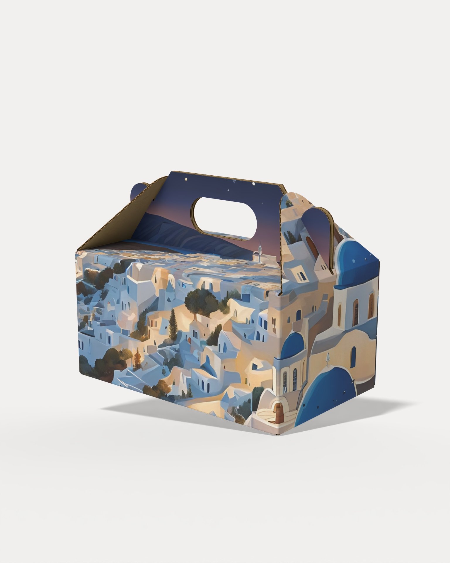 Santorini · Small Hostess Gable Gift Box · Made To Order