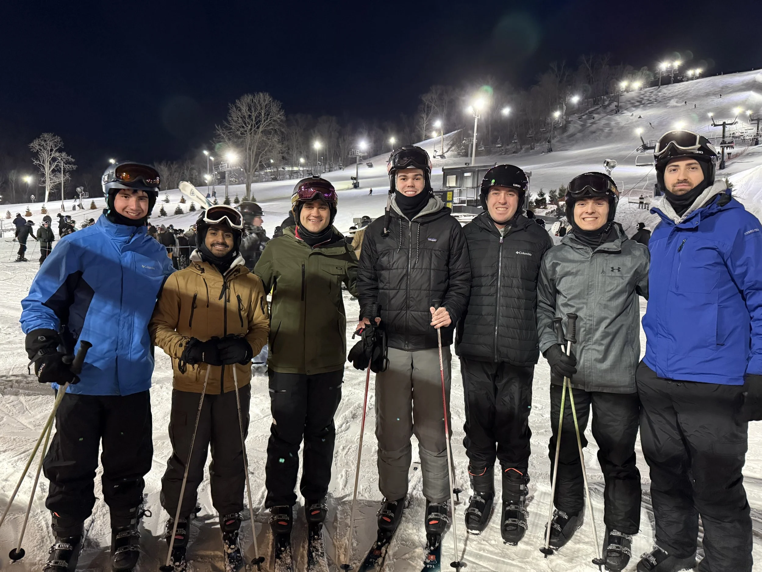 Me and my friends at Perfect North ski resort