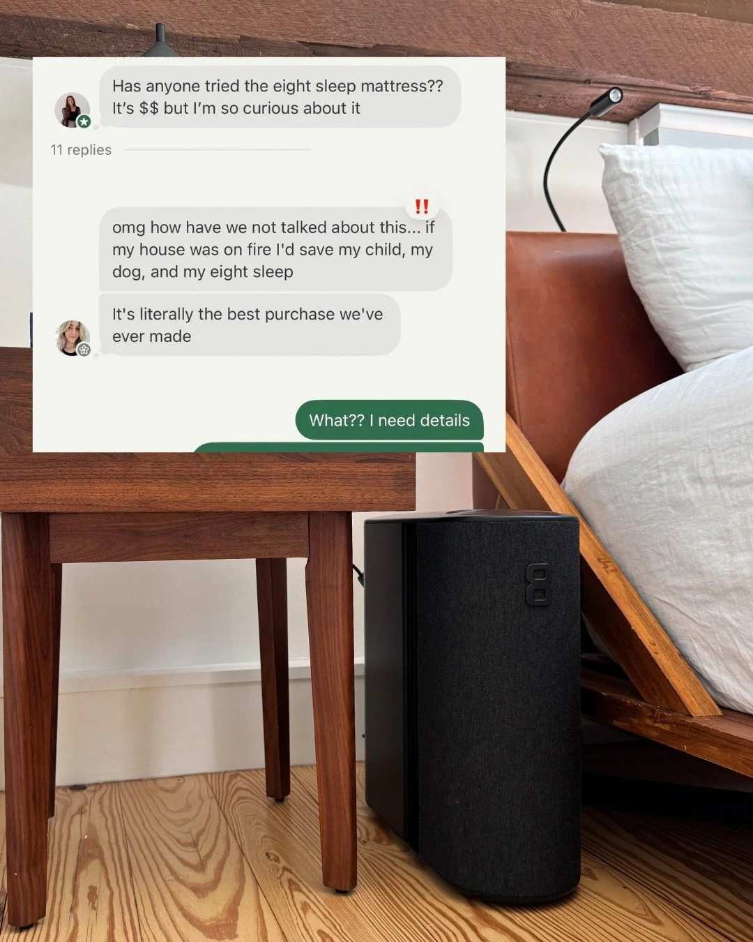 🍵 This week&rsquo;s edition of The Green Tea just went live on Substack: The ah.mi Sleep Edit brought to you by @EightSleep. Read it now at the link in bio. 

Plus, don&rsquo;t miss code AHMI for $200 off Eight Sleep&rsquo;s new Pod 6 when you use t