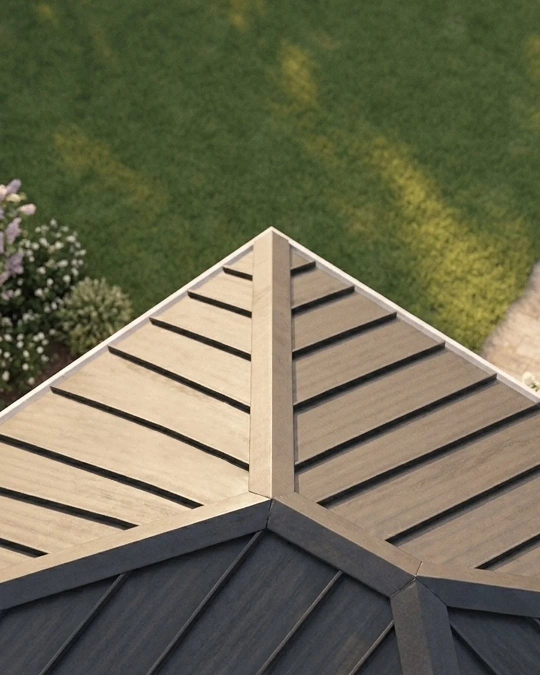 Outdoor pavilion retreat at Upper Grande Rockleigh