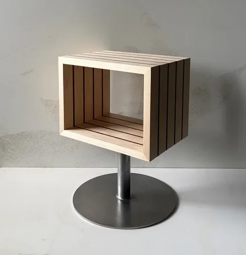 Pinstripe Side Table by Host & Toast