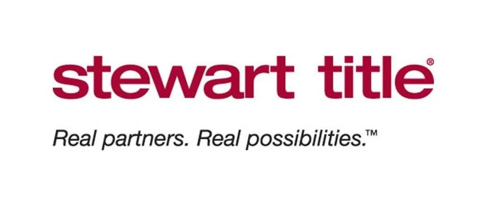 Stewart Title logo with slogan 'Real partners. Real possibilities.'