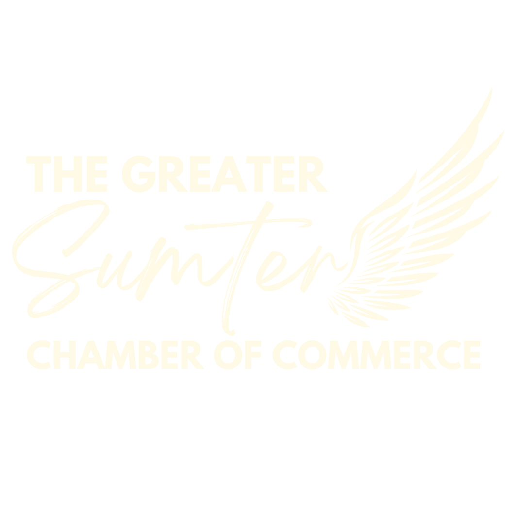 Logo for the Greater Sumter Chamber of Commerce, featuring stylized wing design.