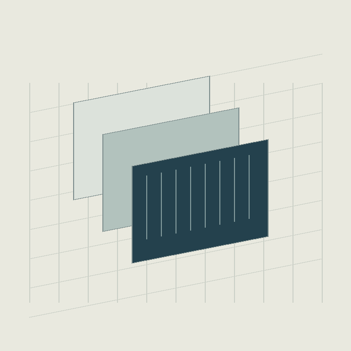 Abstract layered data planes representing enterprise data asset evaluation