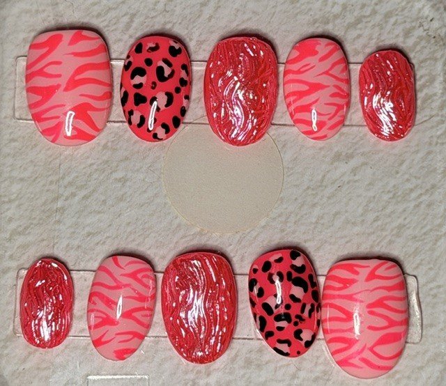 Pink Safari ( X-short oval)