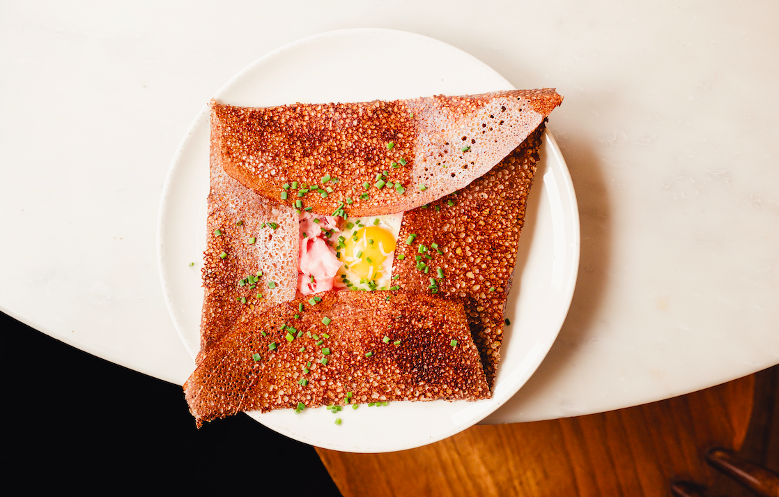 Galette complète Yvonne, à emporter chez BRUTUS
