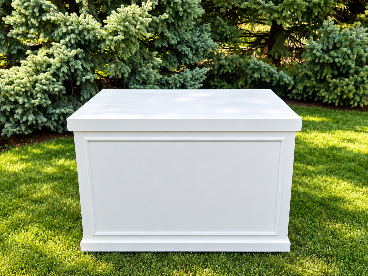 White Mobile Bar Cart | 42