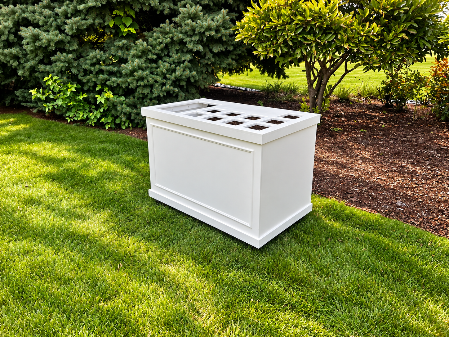 White Mobile Snack & Dessert Cart | 36