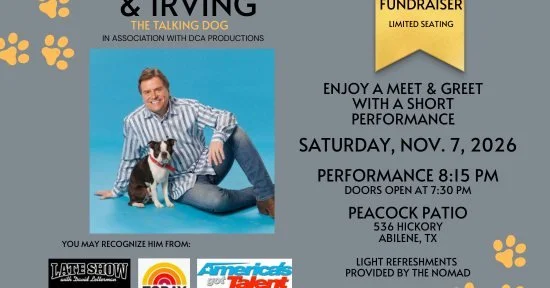 An Evening with Todd Oliver and Irving the Talking Dog