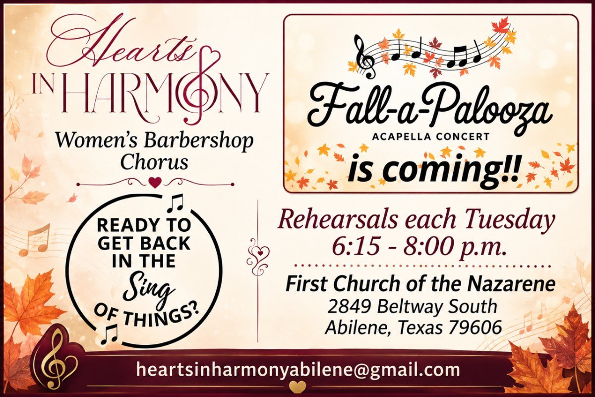Hearts in Harmony Fall-a-Palooza Concert