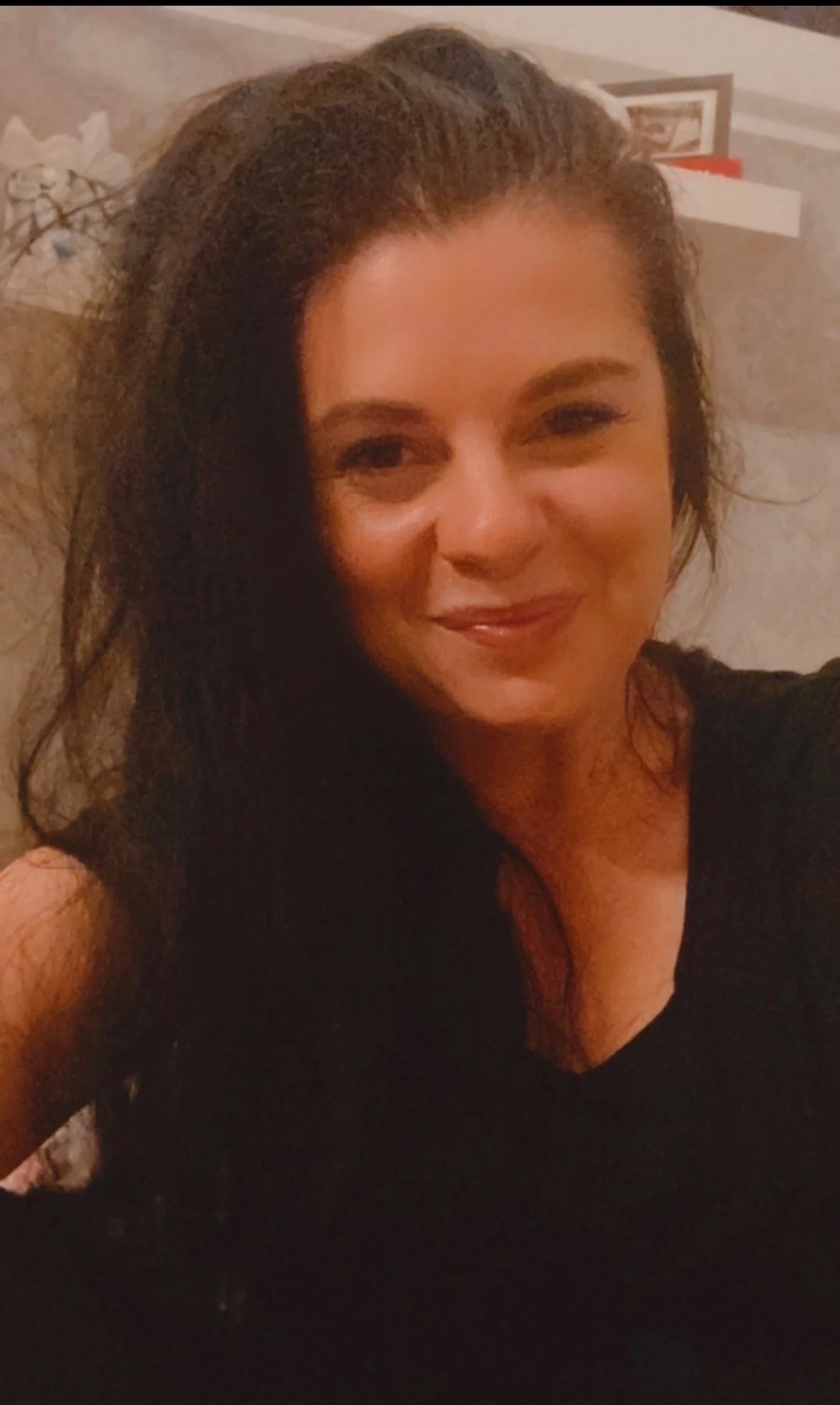Franka smiling in a selfie