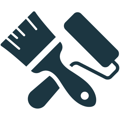 Interior and Exterior Painting Icon