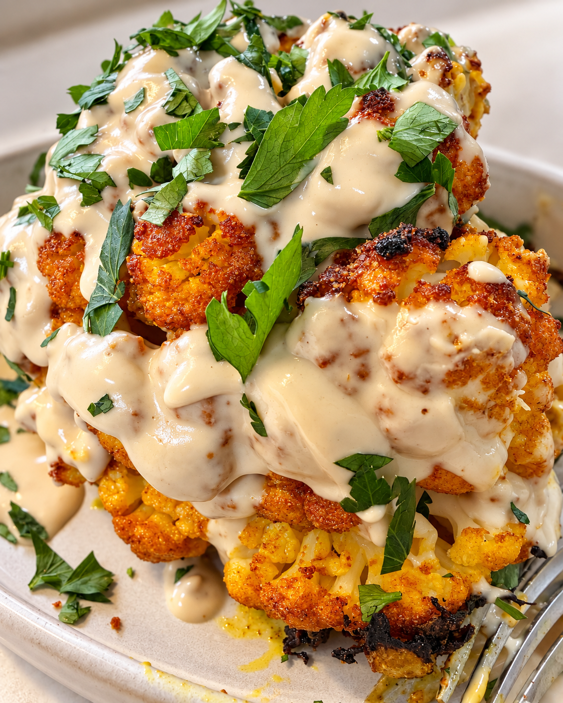 Shawarma Spiced Cauliflower