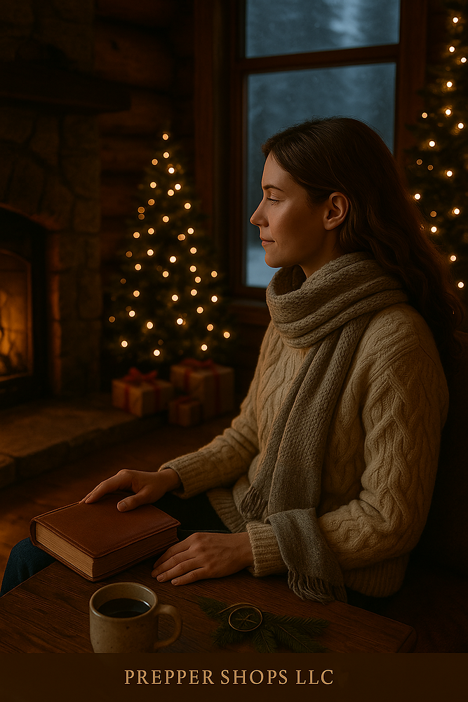 Quiet winter scene representing stillness during the holidays