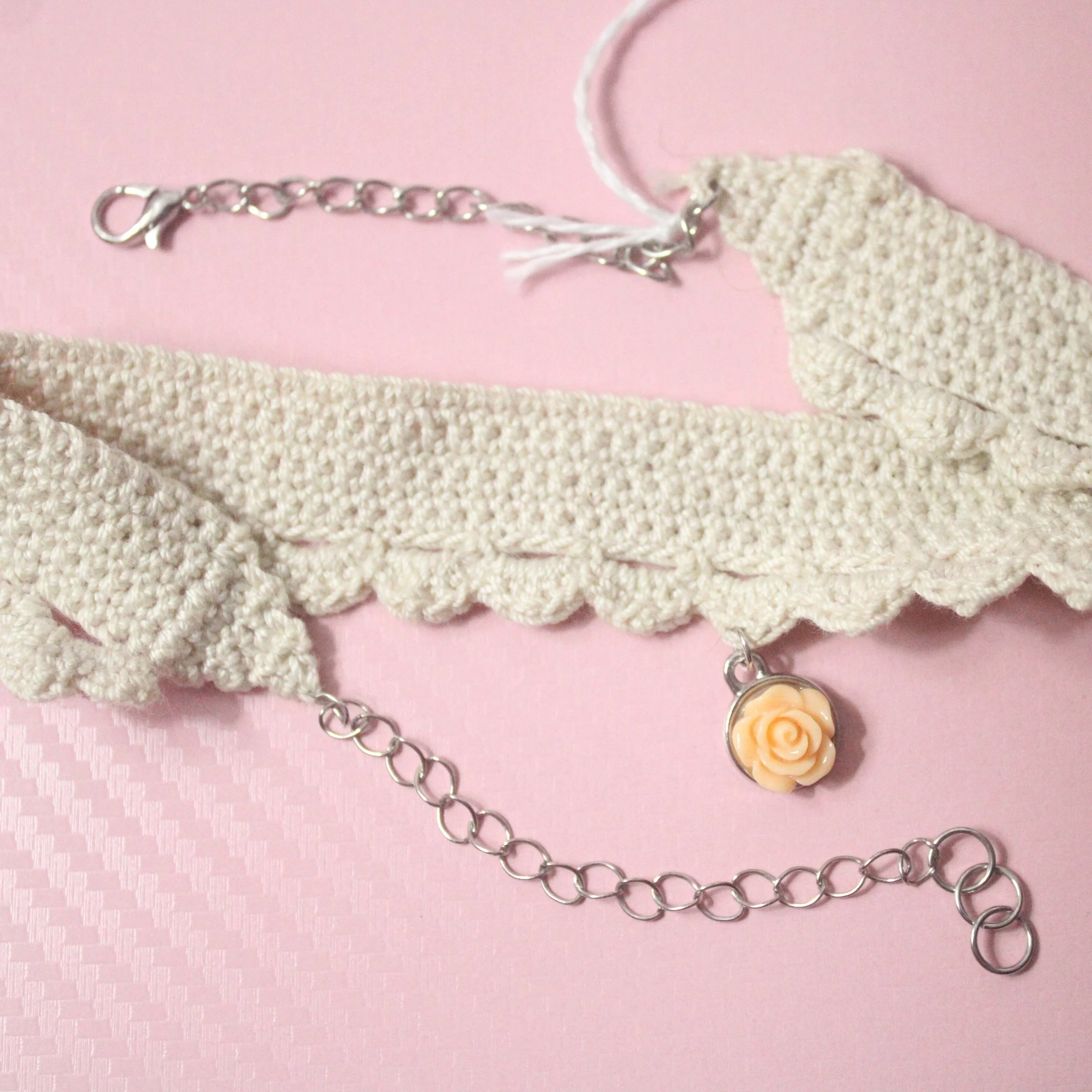 Complex Crochet Choker