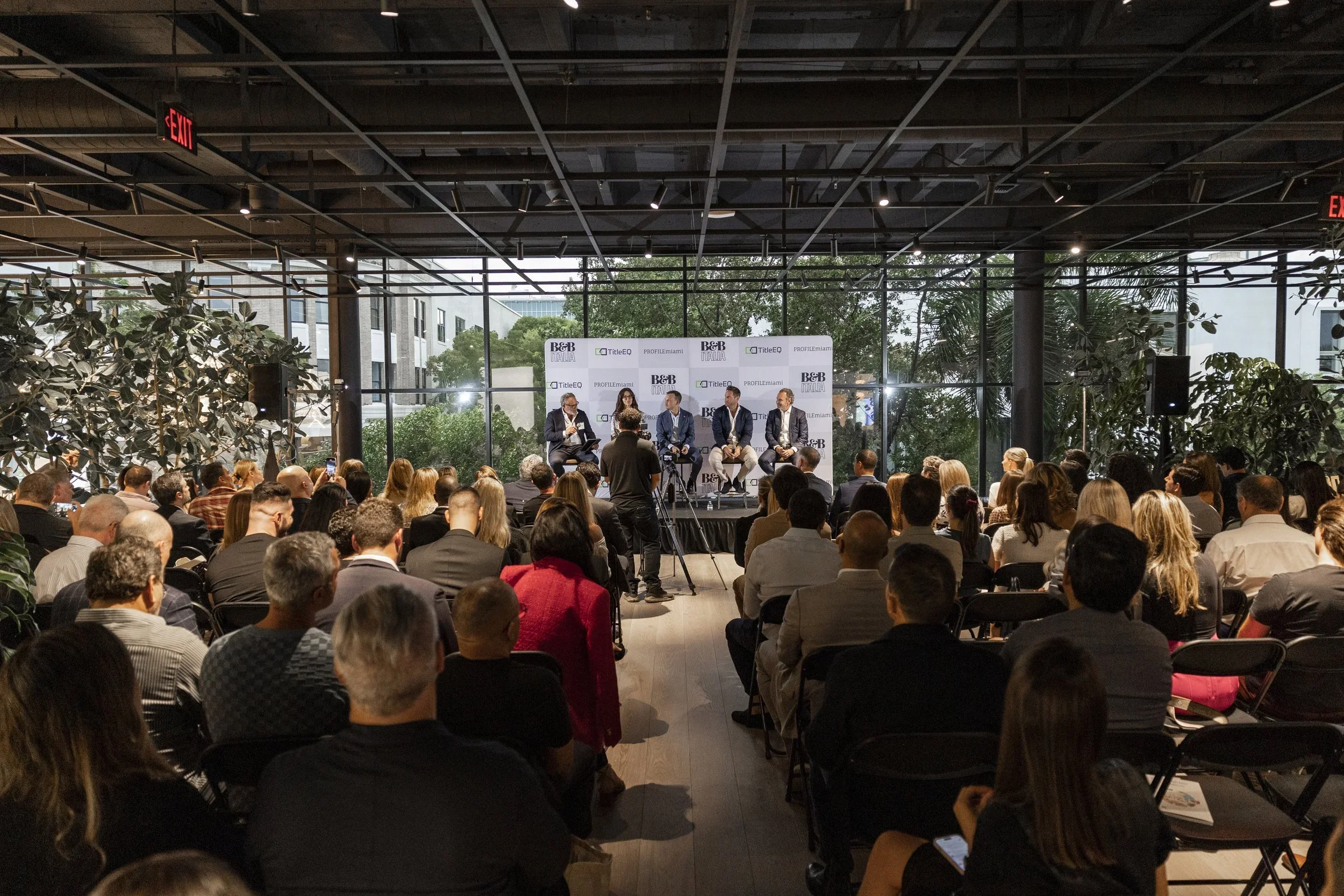 The audience gathered for industry panels at a past PROFILEmiami Summit.