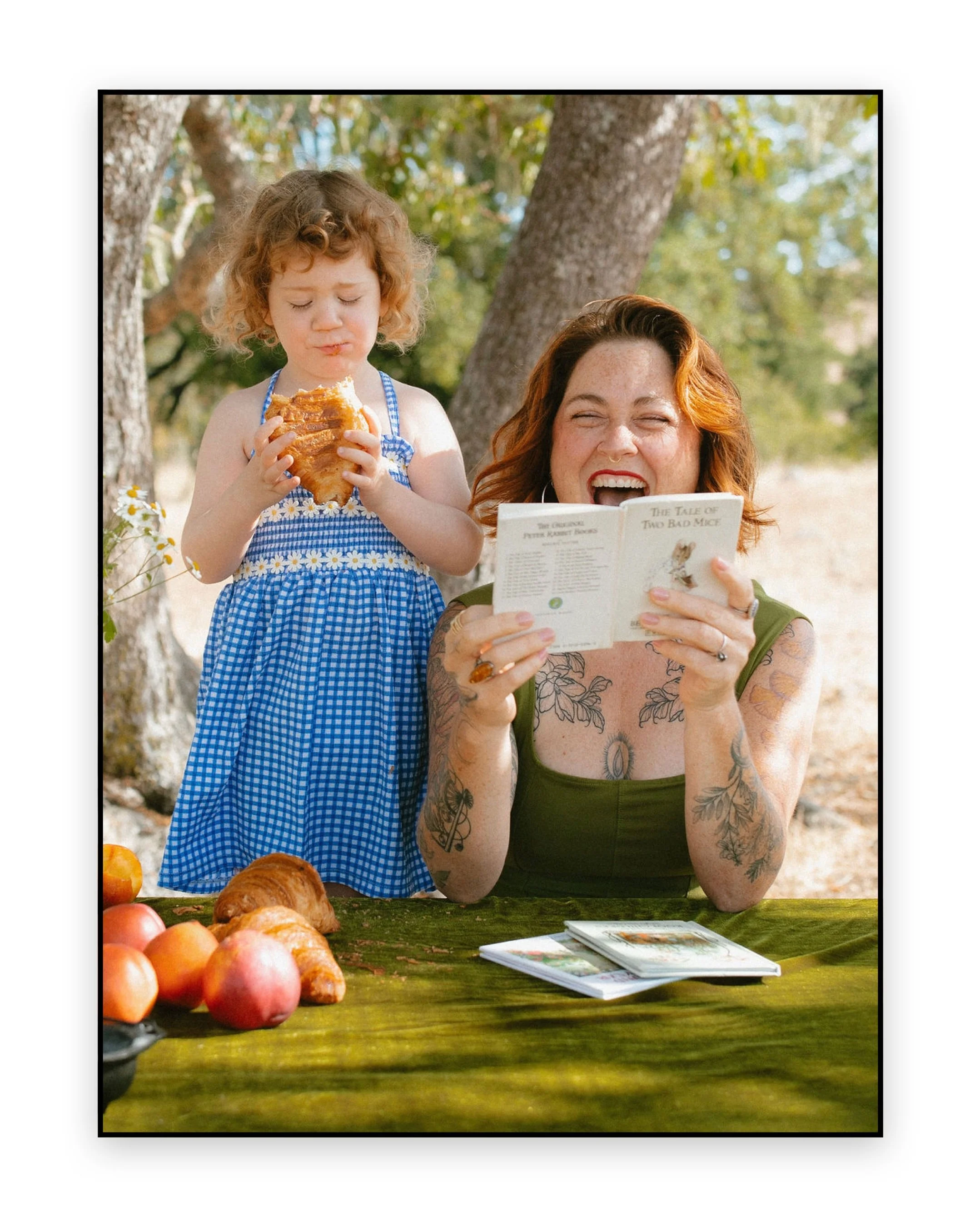 It&rsquo;s not just the gorgeous Sonoma County light. It&rsquo;s the storytelling.

The little girl eating her croissant, the laughter over a book, the quiet embraces, the family playing together.

This is an entire story, not just a collection of fa