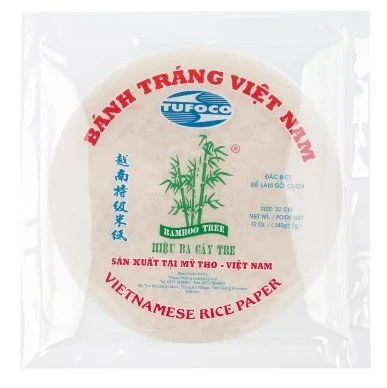 3Bamboo - Rice Paper Round 22cm - 12ozx44bg