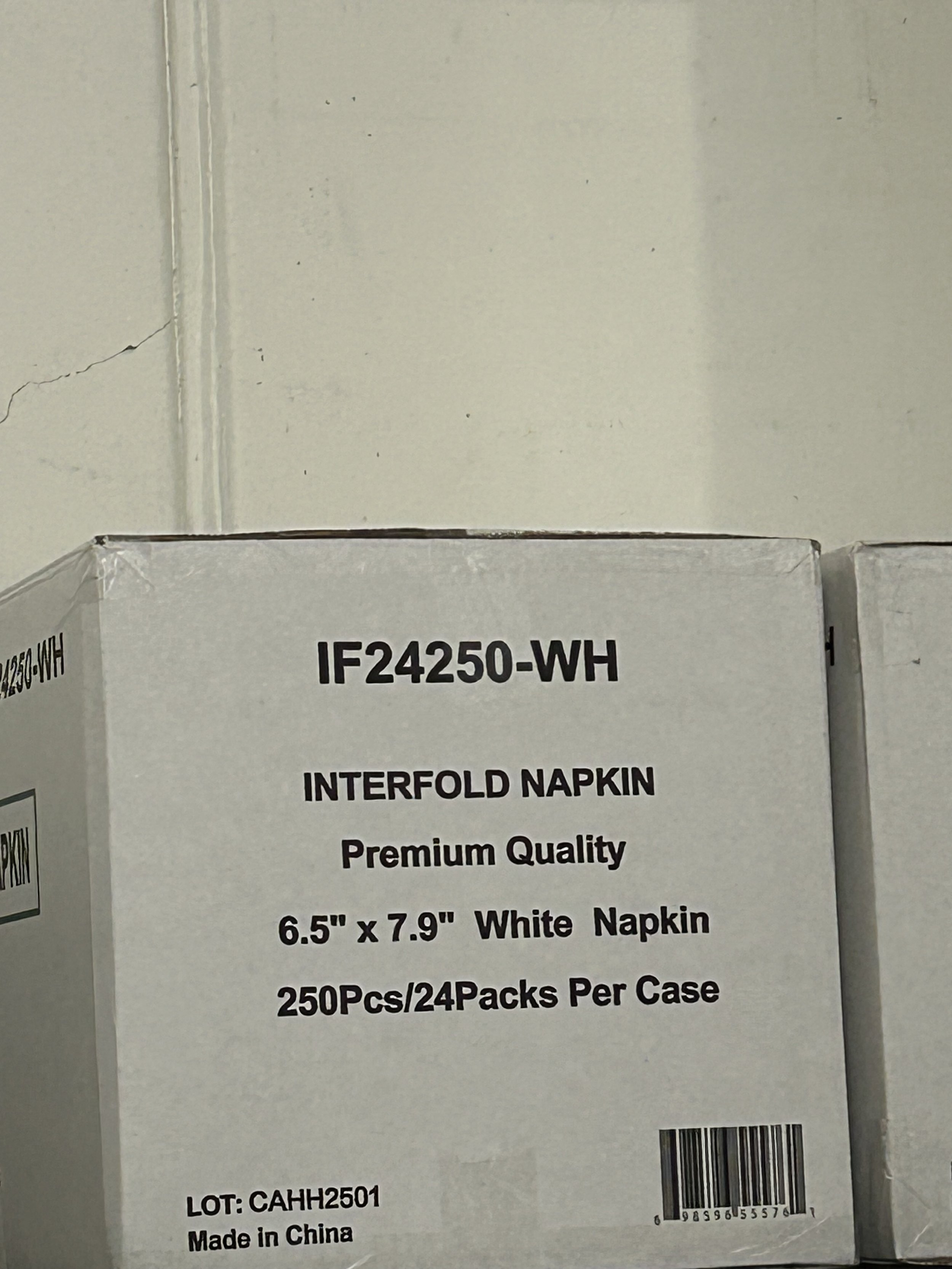 TS - Interfold Napkin White - 6000ct