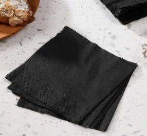 KARAT - 10"x10" Beverage Napkins Black - 5000ct
