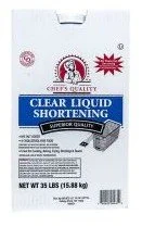 Clear Liquid Fry Oil - 35lbs