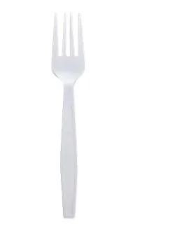 Fork PP HW White Bulk - 1000ct