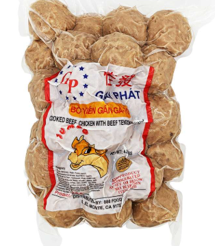 GIAIPHAT- Beef Meatballs (Bo Vien) - 4x4.25lbs
