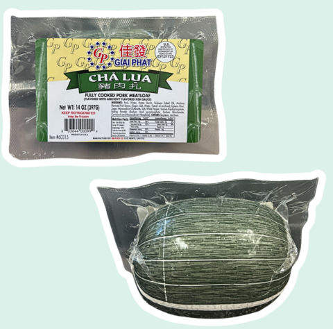 GIAIPHAT- Pork Meat Loaf (Cha Lua)- 3x8Lbs