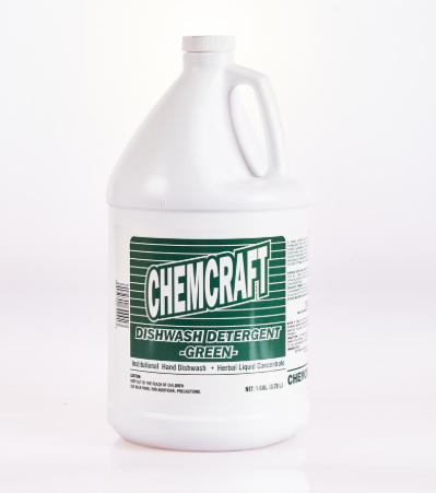 Chemcraft - GREEN Dishwash Detergent 60001S - 4/1Gal