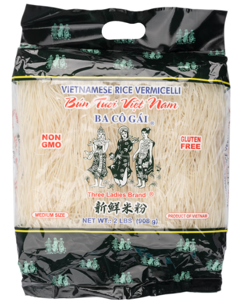 Three Ladies - Vermicelli Bun Tuoi - 18x2lbs
