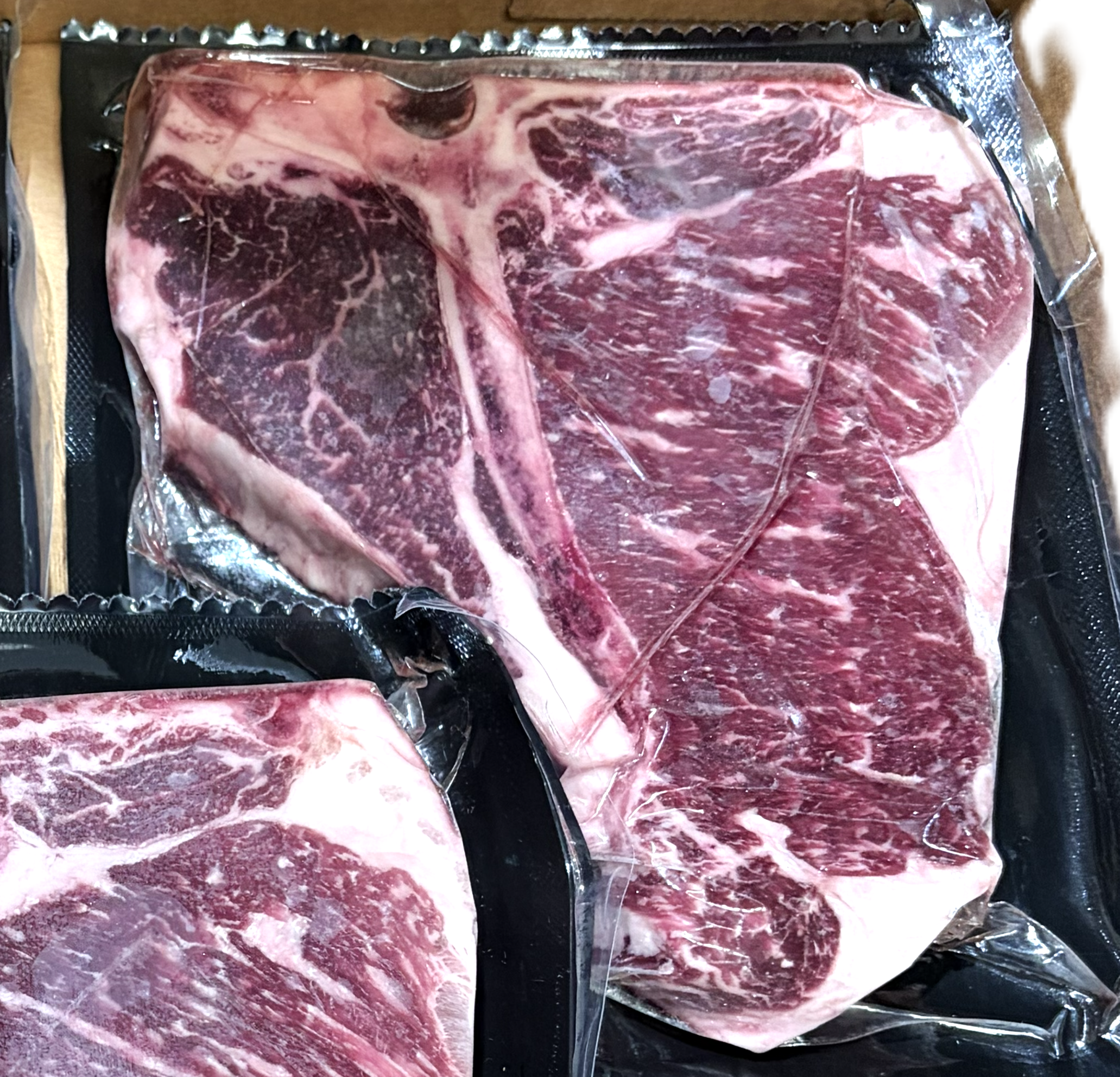Beef T-Bone NY Steak USDA PRIME - 20oz Pack Special