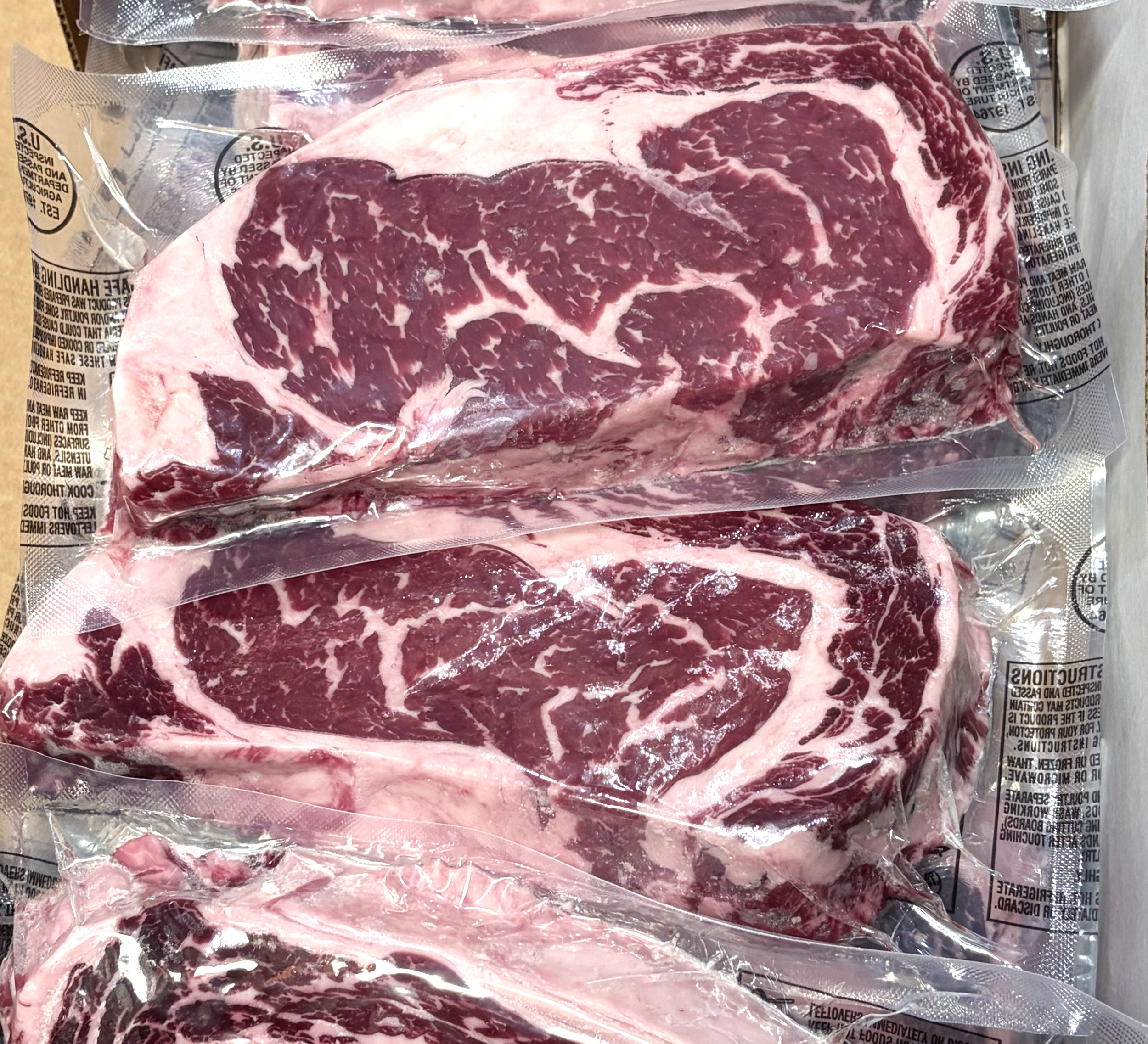 Beef Ribeye Boneless PRIME - 16oz Pack Special