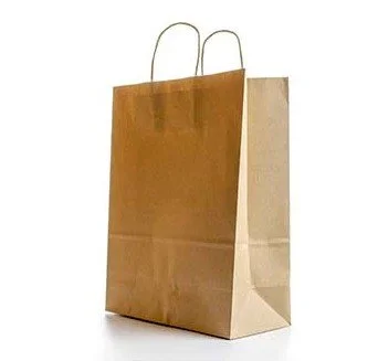 TS - Kraft Twisted Handle Paper Bag 8x5x10" - 250ct