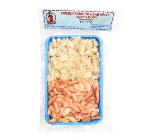 Ao Ba Ba - (Thit Ghe) Crab Meat Premium Claw and Body - 14oz Pack