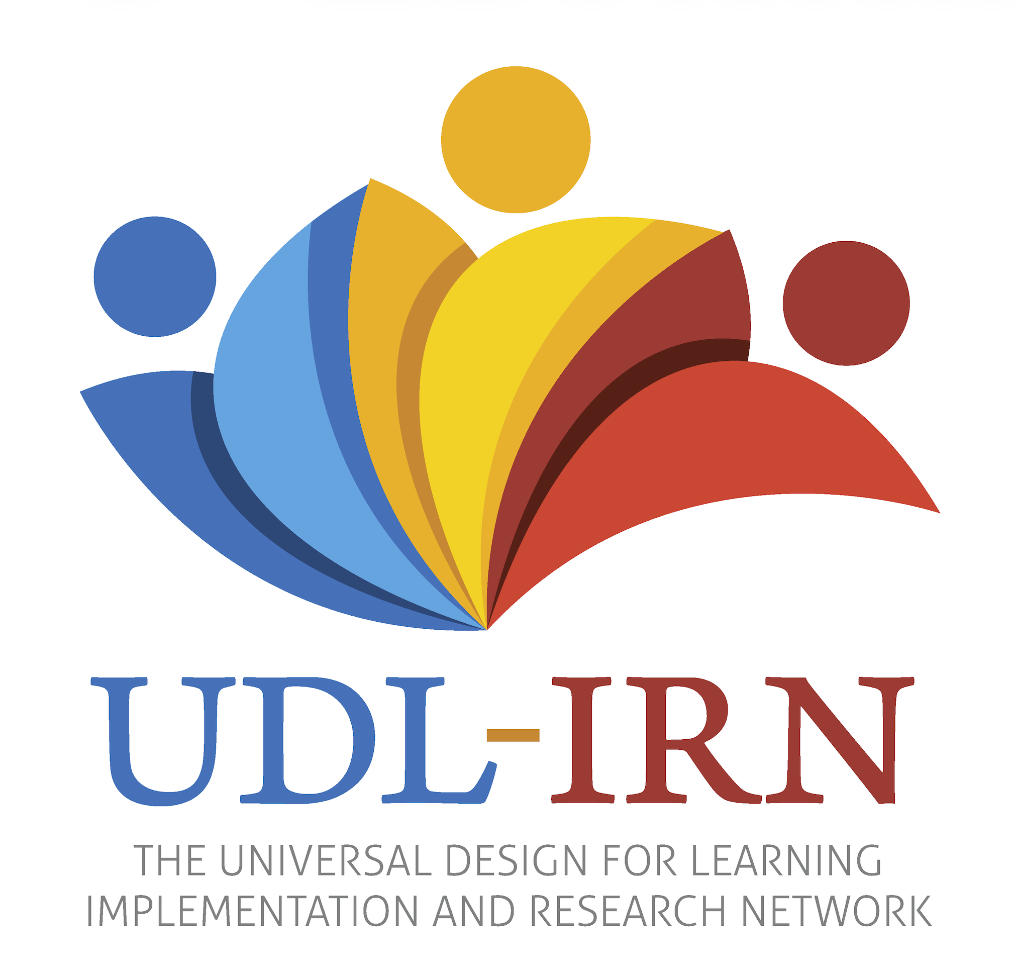 New brand logo for UDL-IRN, the Universal Design for Learning Implementation and Research Network.