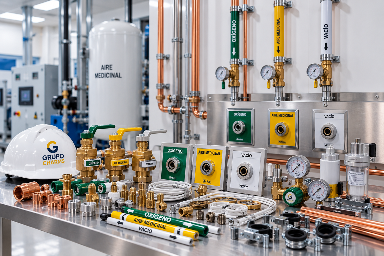 Venta de Accesorios y Repuestos para Gases Medicinales