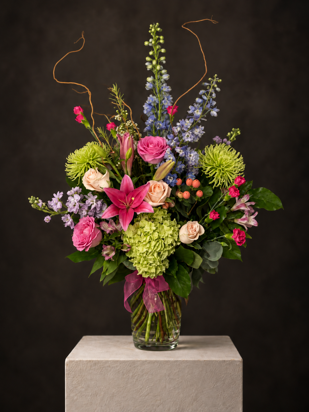 Elegant Pink and Blue Floral Still Life.png
