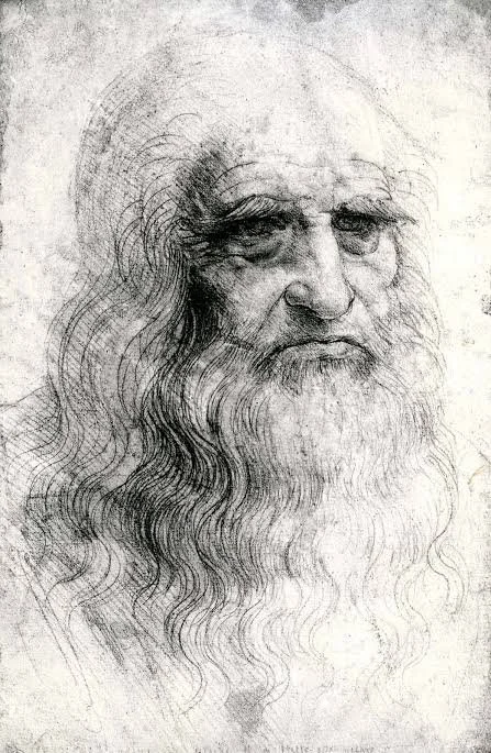 Da Vinci Self Portrait As Old Man 