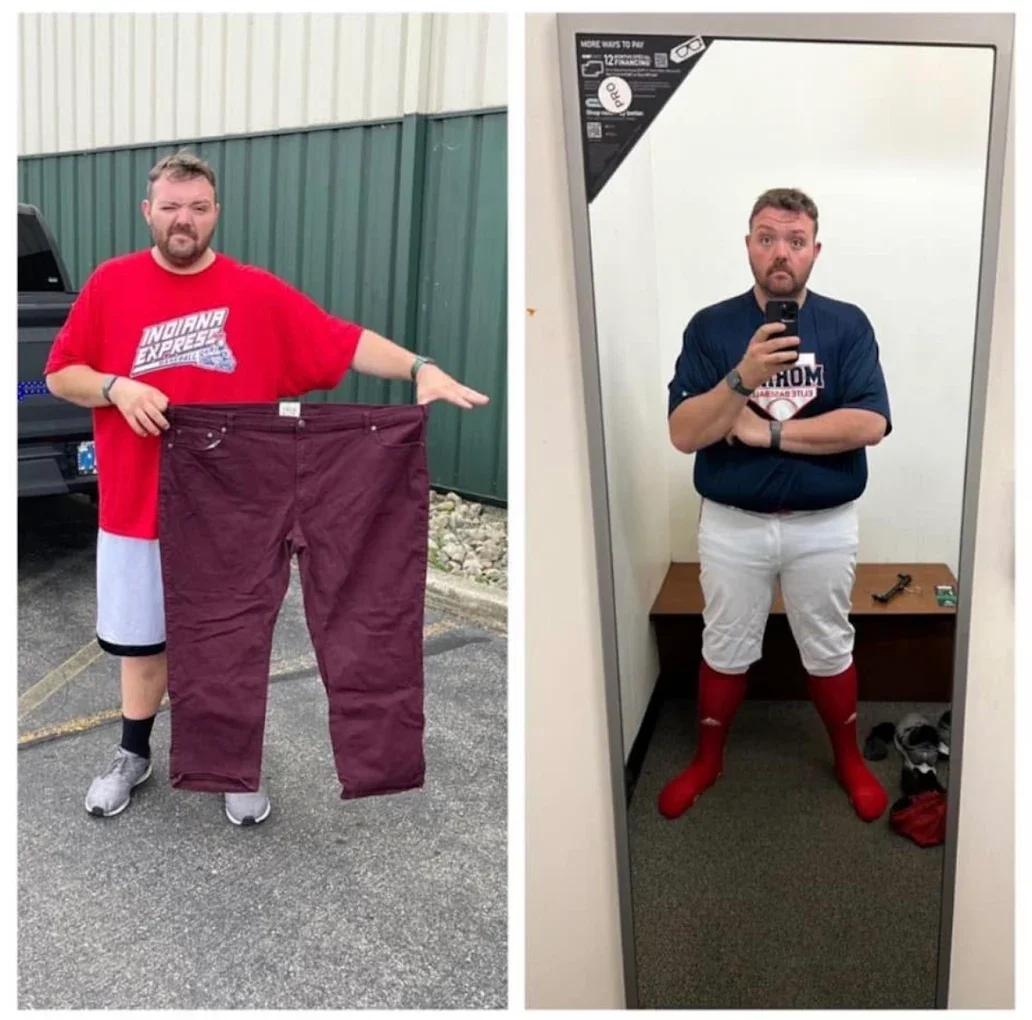 Personal training before & after with Chad Roth in Crown Point, Indiana