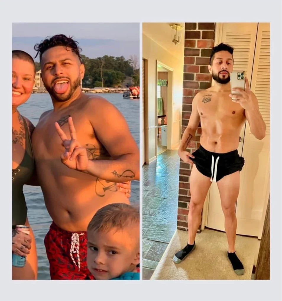 Body transformation by Chad Roth in Crown Point, Indiana.