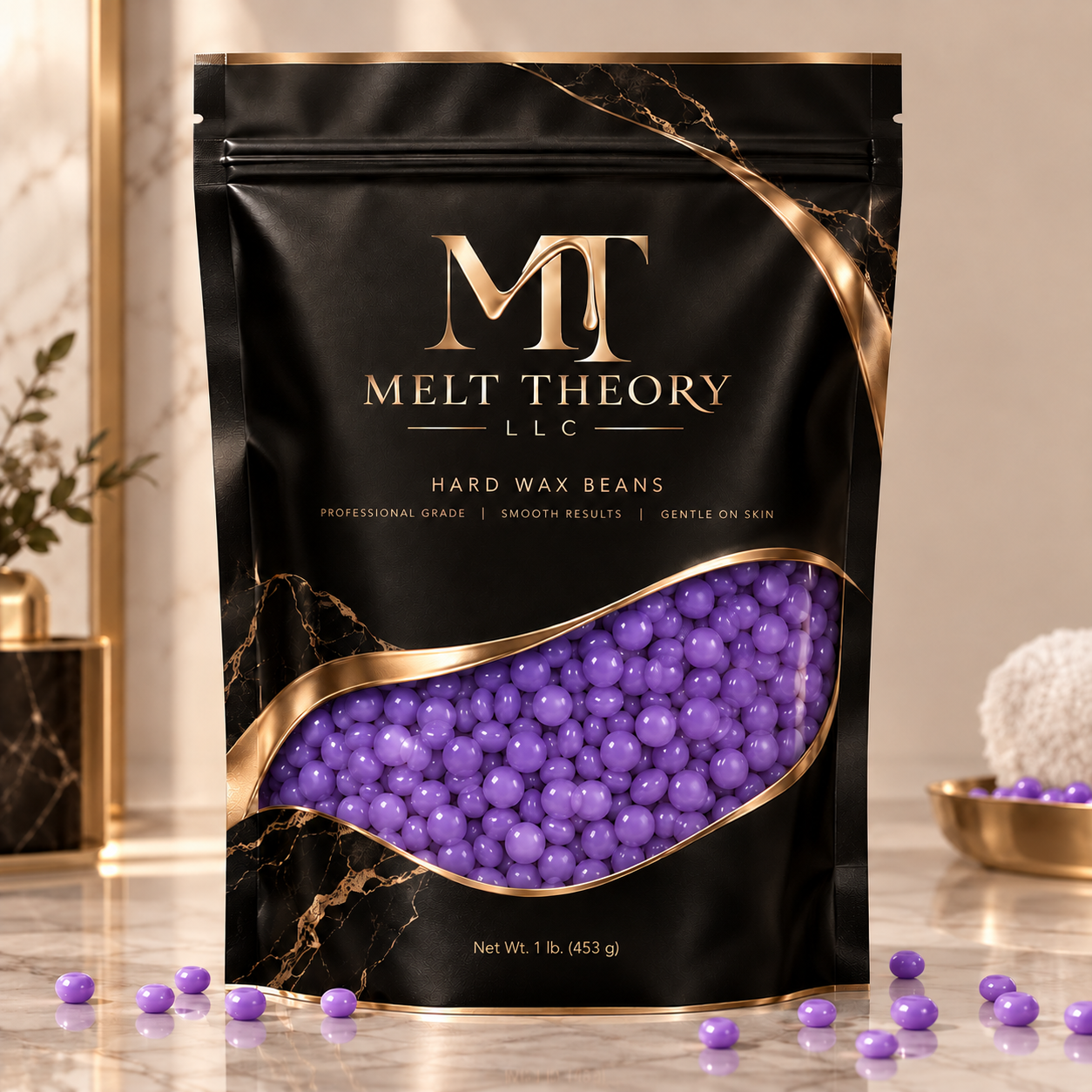 Melt Theory Purple Hard Wax Beads — 1 lb