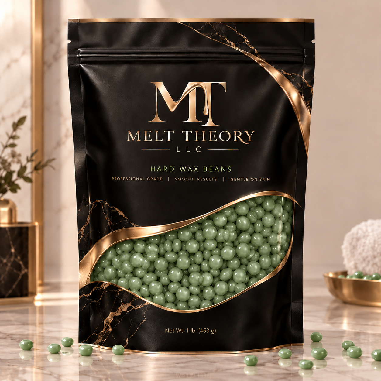 Melt Theory Botanical Green Hard Wax Beads — 1 lb