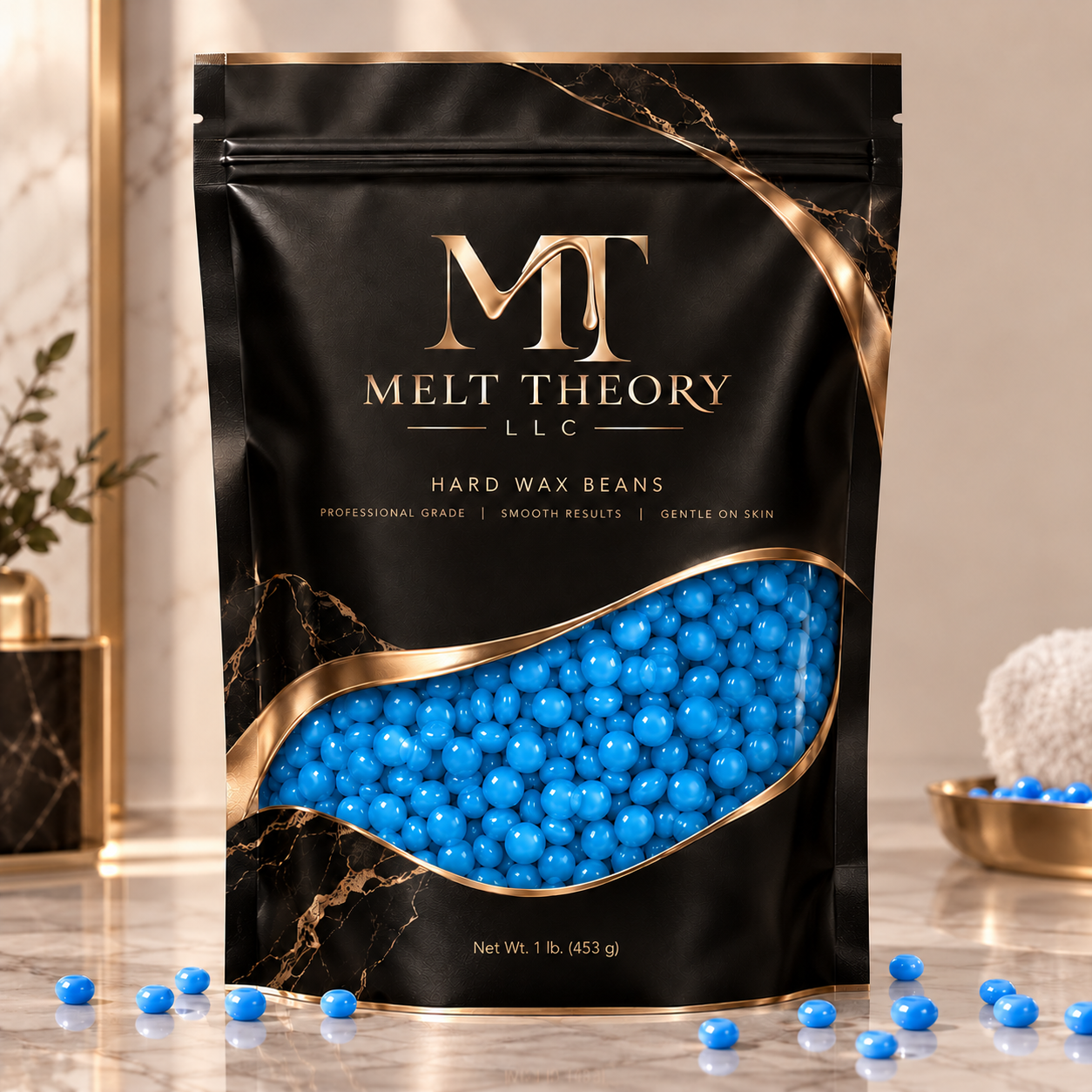 Melt Theory Blue Hard Wax Beads — 1 lb