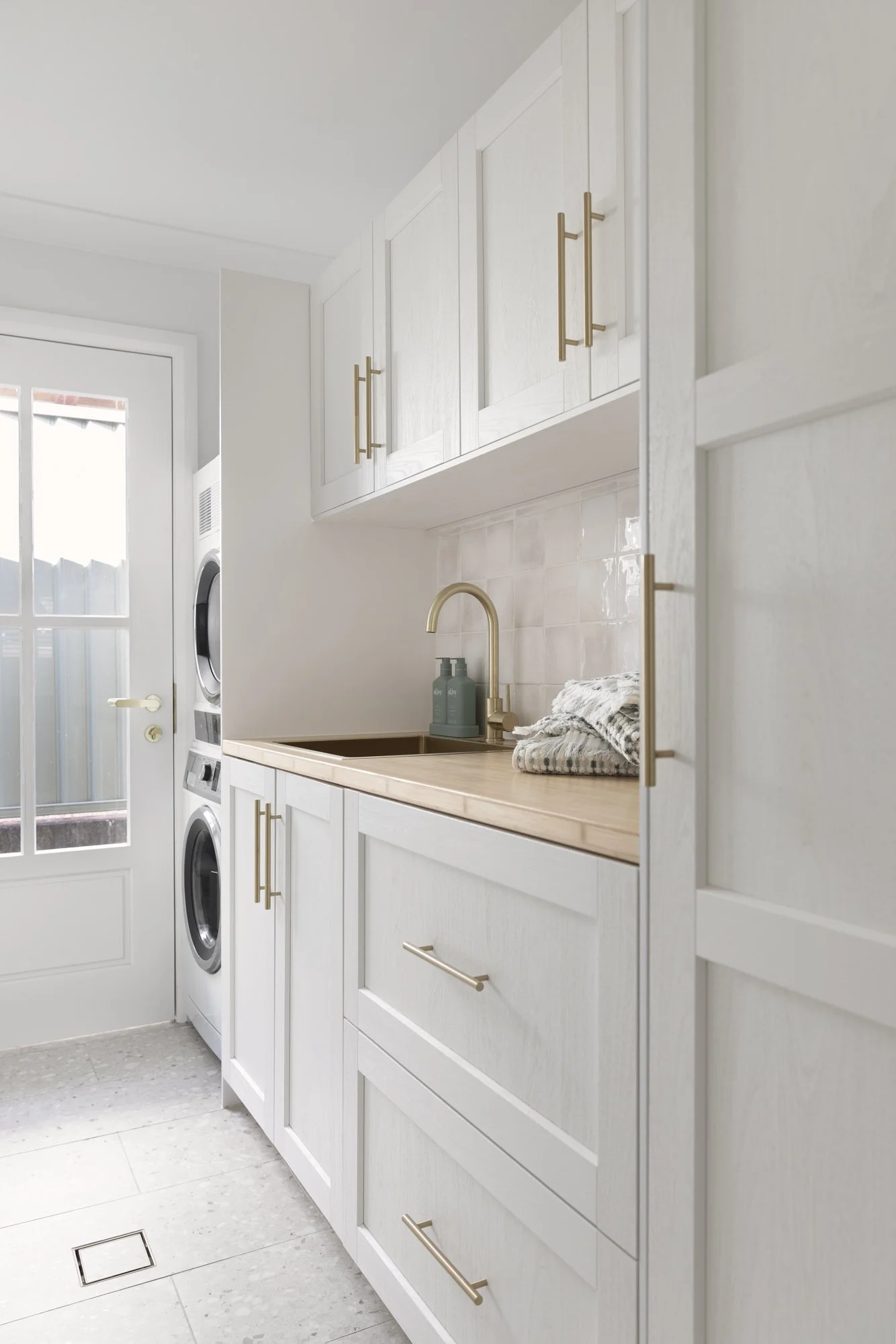 Renovated laundry, Albion Park home renovation