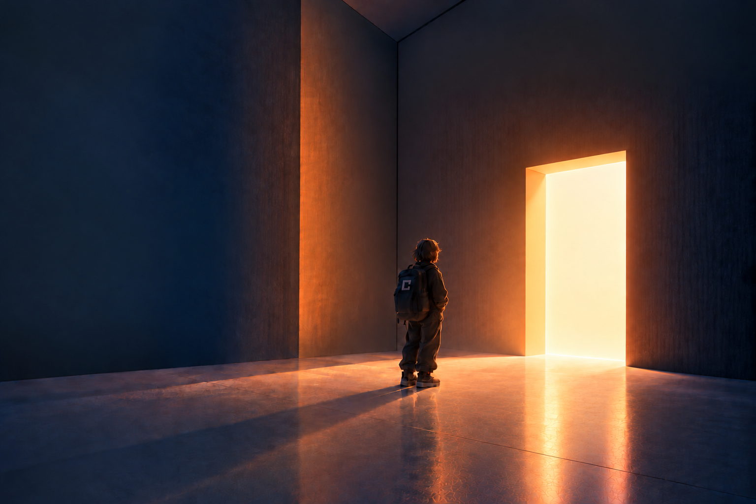 Adventurer Facing a Glowing Doorway.png