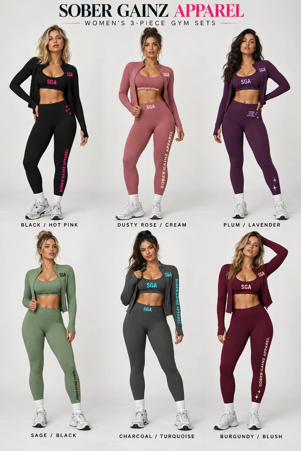 SGA WOMANS WORKOUT SUITS