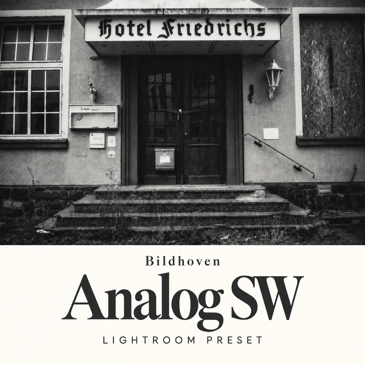 Bildhoven Analog SW – Lightroom-Preset