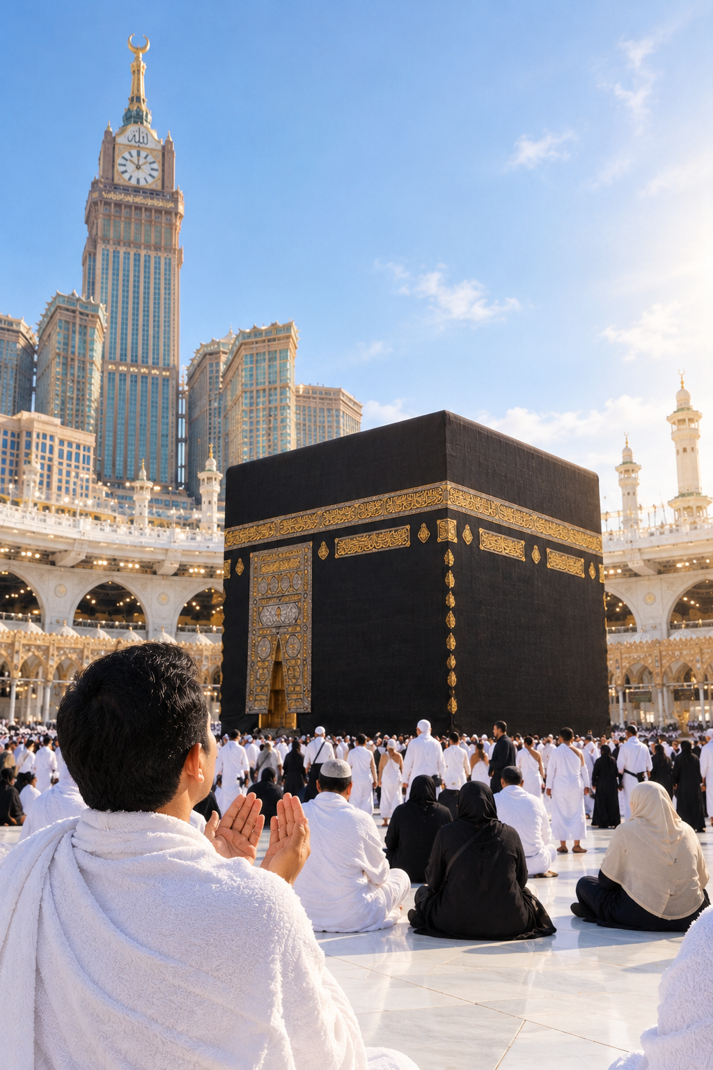 Pilgrims in Prayer at the Kaaba.png