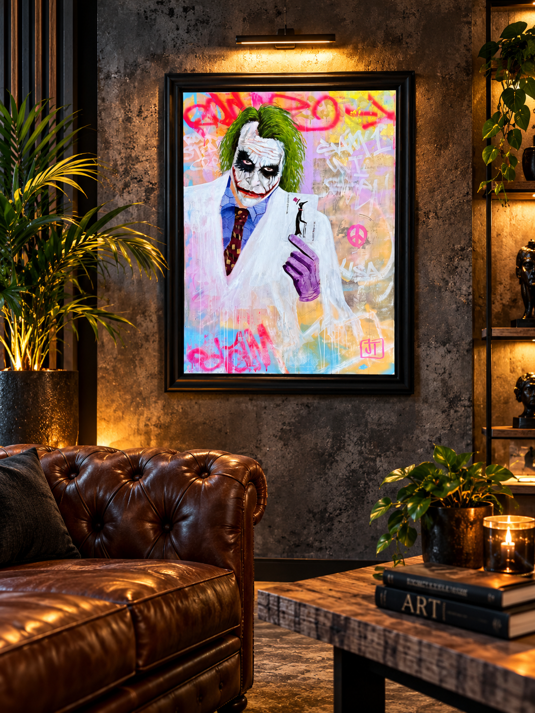 Neon Joker in a Moody Loft.png