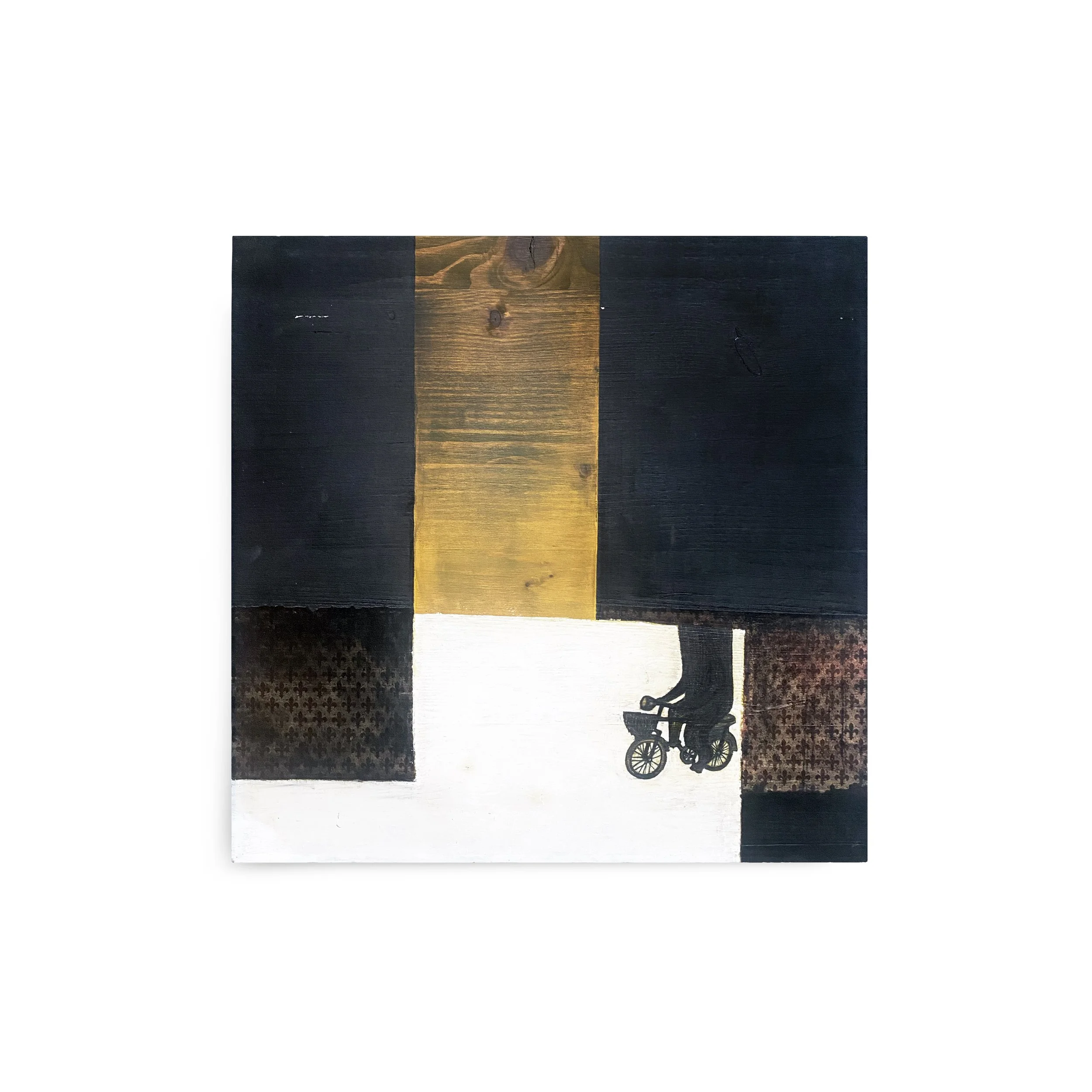 Via Lagorio 
Tecnica mista su tavola - 40x40 cm 
2001